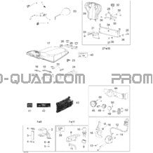 T3 Parts pour Can-am Toutes les cylindrées 2018 Outlander 6X6 - 1000 EFI