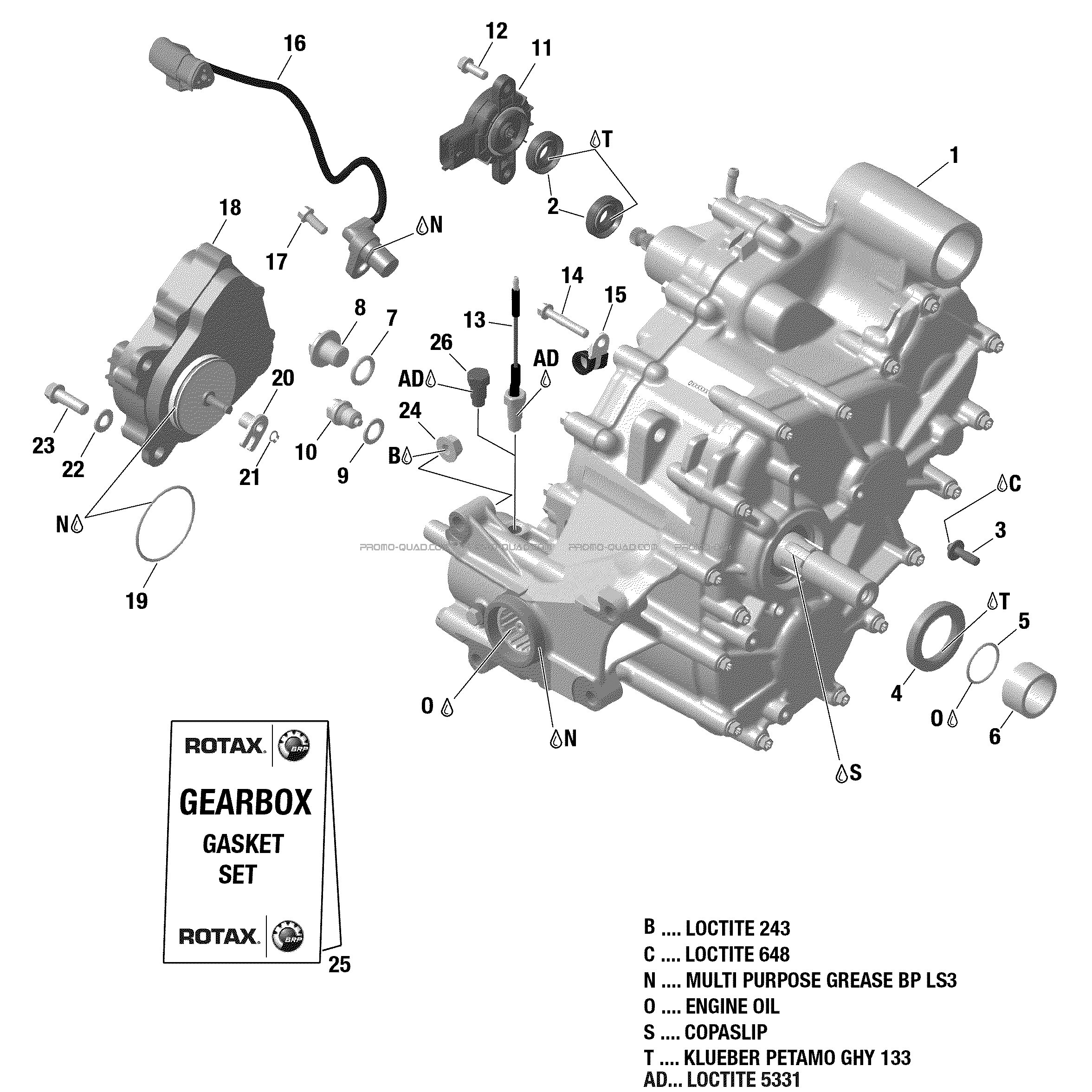Gear Box And Components 420686563  Can-am  2018 Toutes les cylindrées  Original parts OEMGear Box And Components 420686563  Can-am  2018 Toutes les cylindrées  Original parts OEM