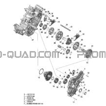 Boîte De Vitesses 2 - 420686563 pour Can-am Toutes les cylindrées 2018 Outlander 6X6 T3 1000 EFI