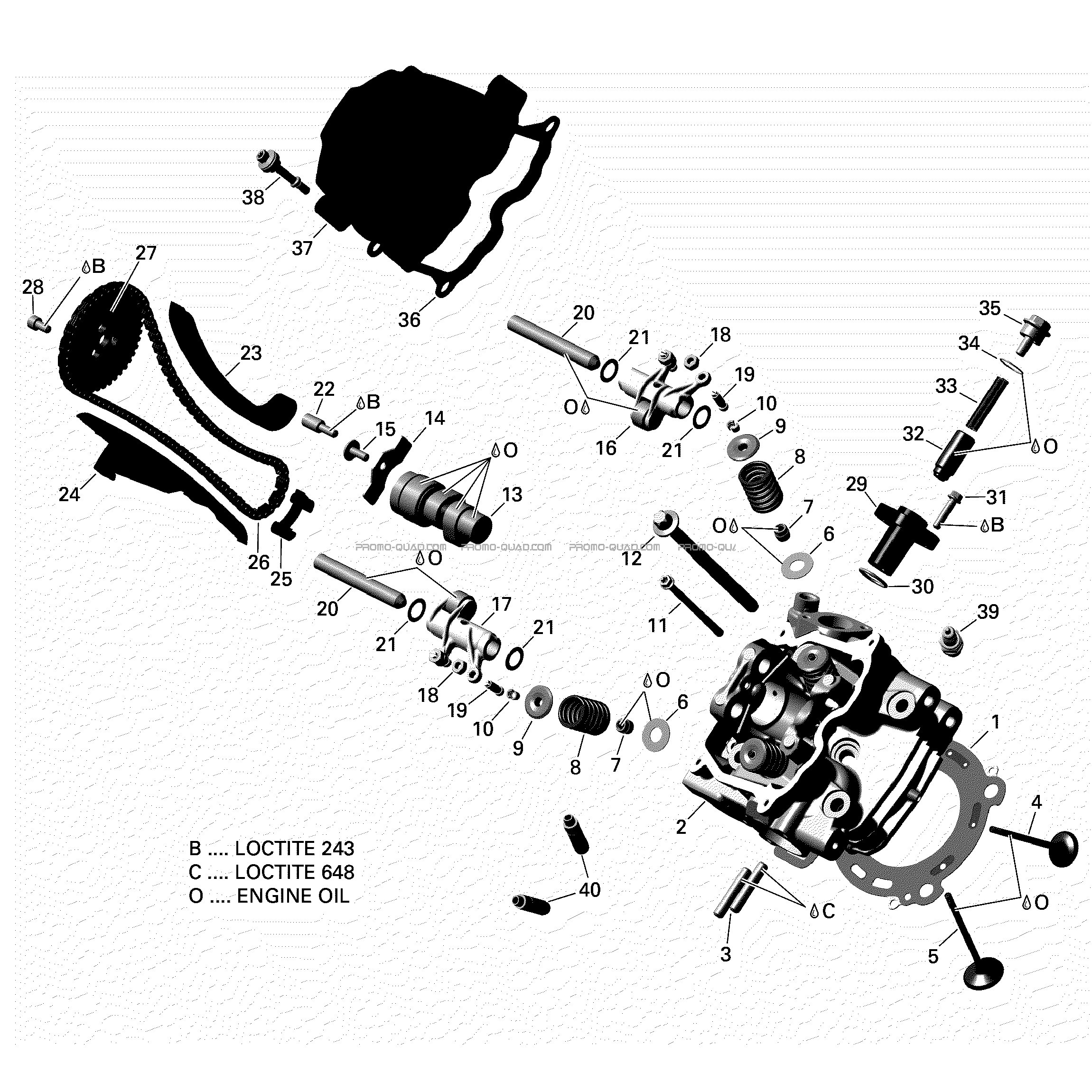 Culasse  Can-am  2018 Toutes les cylindrées  pièces OEMCulasse  Can-am  2018 Toutes les cylindrées  pièces OEM