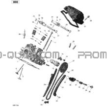 Culasse pour Can-am Toutes les cylindrées 2018 Commander 800R EFI