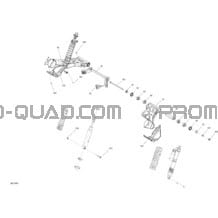 Suspension Arrière Commander pour Can-am Toutes les cylindrées 2018 Commander 800R EFI