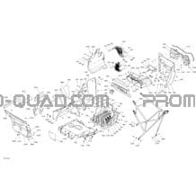 Habitacle Commander Non MAX - Panneaux Latéraux pour Can-am Toutes les cylindrées 2018 Commander 800R EFI