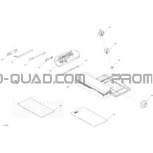 Mirroirs Et Outils Commander pour Can-am Toutes les cylindrées 2018 Commander 800R EFI