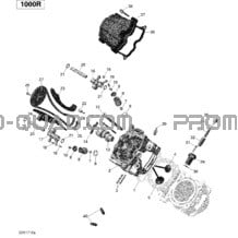 Culasse pour Can-am Toutes les cylindrées 2018 Commander 1000R EFI