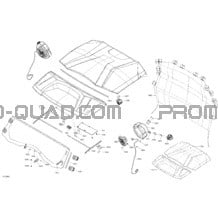 Carrosserie Accessoires Commander Non MAX - Ensemble LTD pour Can-am Toutes les cylindrées 2018 Commander 1000R EFI