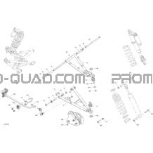 Suspension Avant Commander pour Can-am Toutes les cylindrées 2018 Commander MAX 800R EFI