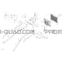 Refroidissement Commander - Max pour Can-am Toutes les cylindrées 2018 Commander MAX 1000R EFI