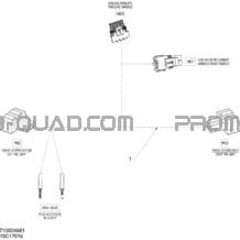 Electrical Harness Commander 1000R pour Can-am Toutes les cylindrées 2018 Commander MAX 1000R EFI