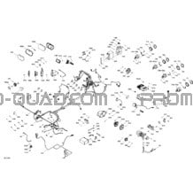 Système Électrique Commander - Ensemble LTD pour Can-am Toutes les cylindrées 2018 Commander MAX 1000R EFI