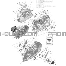 Carter pour Can-am Toutes les cylindrées 2018 Defender HD5