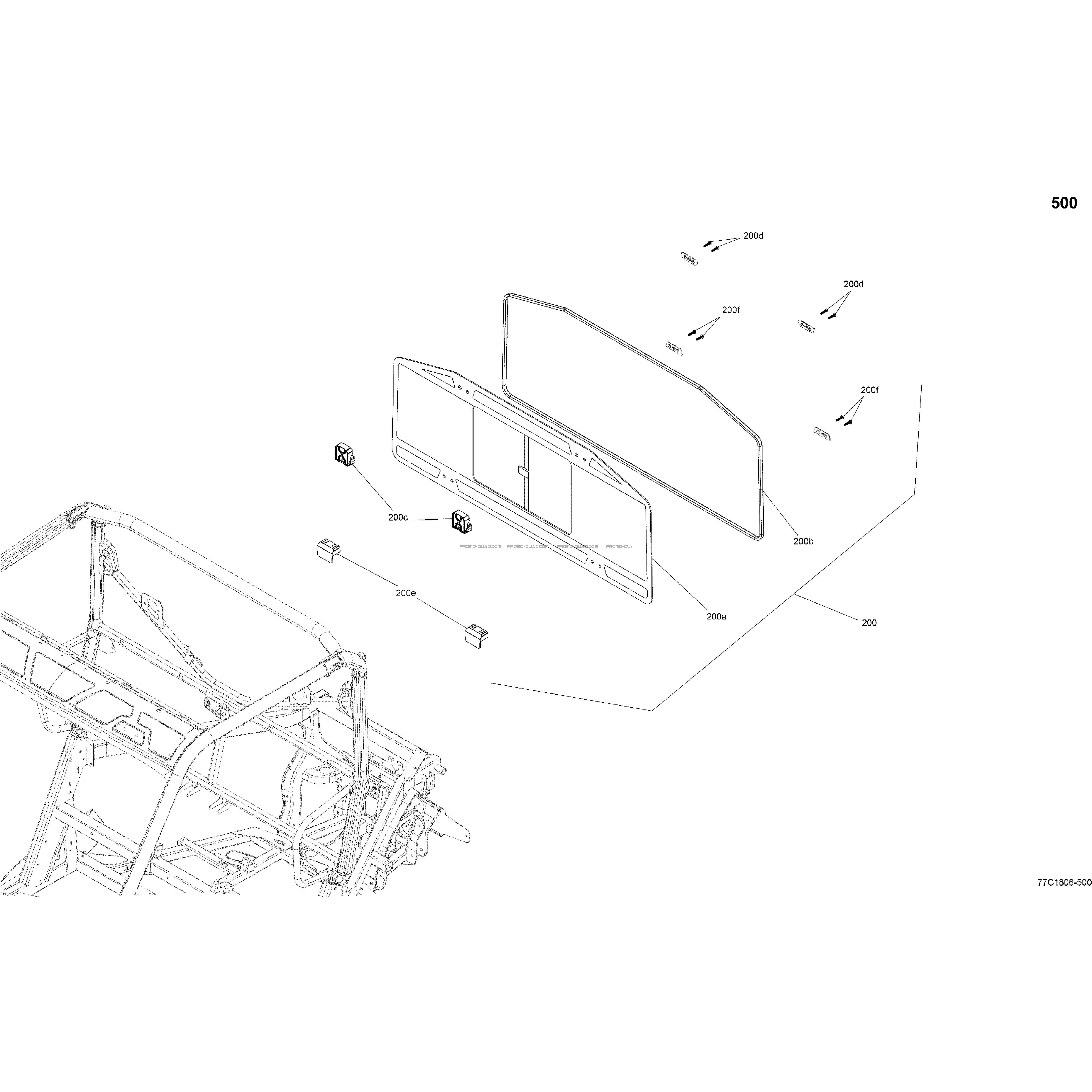 Habitacle - Divisions - CAB  Can-am  2018 Toutes les cylindrées  Original parts OEMHabitacle - Divisions - CAB  Can-am  2018 Toutes les cylindrées  Original parts OEM