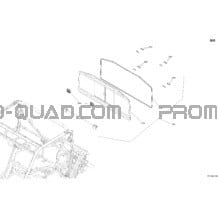 Habitacle - Divisions - CAB pour Can-am Toutes les cylindrées 2018 Defender HD8