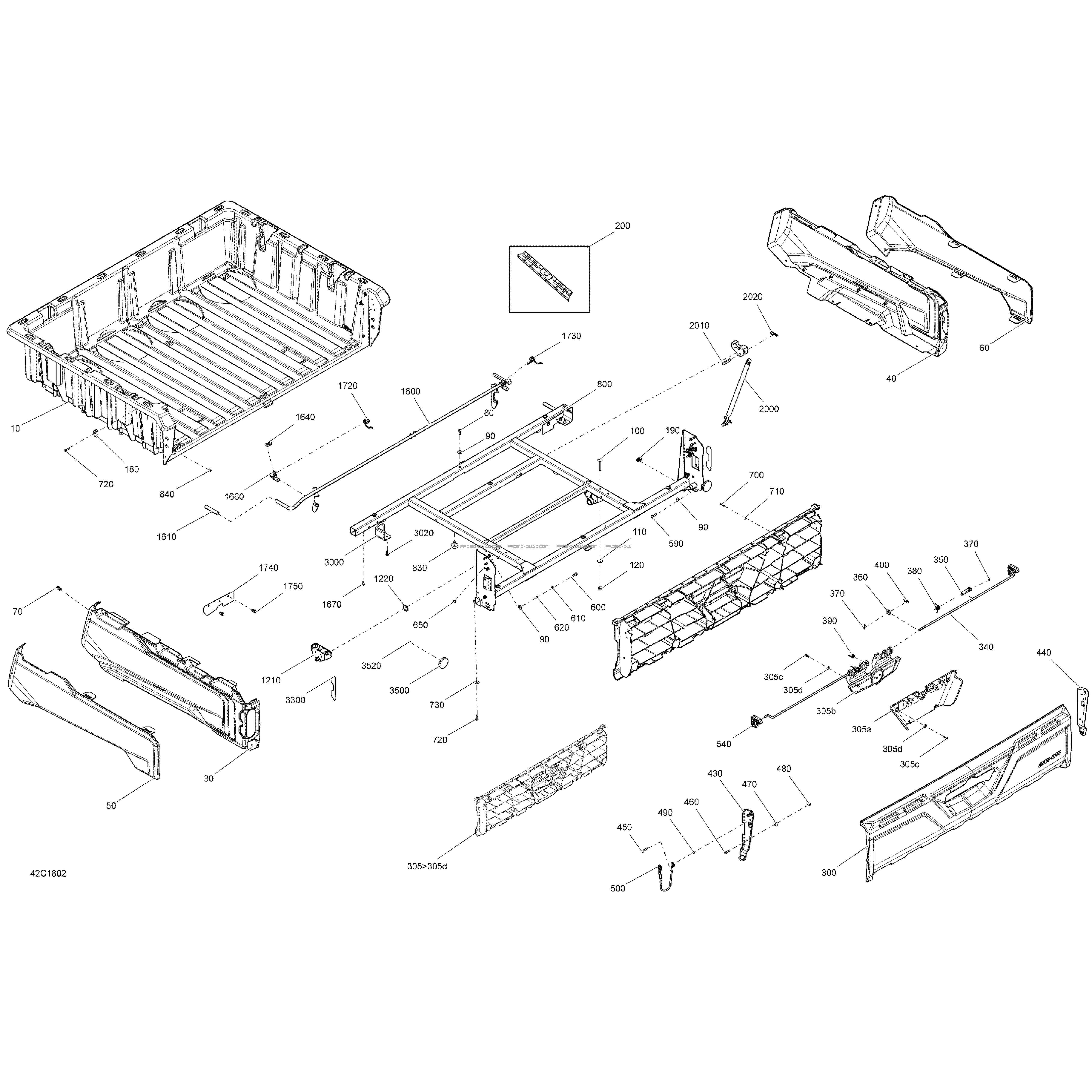 Boîte De Rangement Arrière Defender Ensemble XMR  Can-am  2018 Toutes les cylindrées  pièces OEMBoîte De Rangement Arrière Defender Ensemble XMR  Can-am  2018 Toutes les cylindrées  pièces OEM