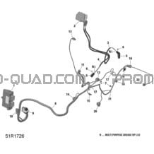 Câblage Moteur Et Module Électronique - HD8 pour Can-am Toutes les cylindrées 2018 Defender MAX HD8