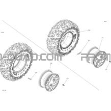 Roues Et Pneus Maverick - XXC pour Can-am Toutes les cylindrées 2018 Maverick
