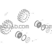 Roues Et Pneus - Avant et Arrière - Ensemble XMR pour Can-am Toutes les cylindrées 2018 Maverick X3 Turbo - XMR