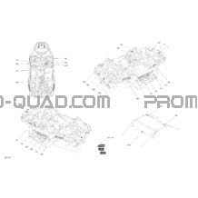 Décalques Maverick X3 Non MAX - Ensemble XMR pour Can-am Toutes les cylindrées 2018 Maverick X3 Turbo - XMR