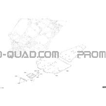 Carrosserie - Noir Carbone - Ensemble XRC - Partie Plancher pour Can-am Toutes les cylindrées 2018 Maverick X3 Turbo - XRC