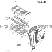 Entraînement De Soupapes pour Can-am Toutes les cylindrées 2018 Maverick X3 Turbo R - STD_XDS DPS_XRS DPS