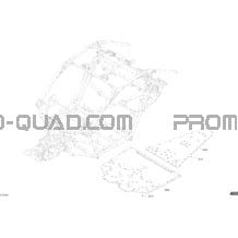 Carrosserie - Noir Triade - Ensemble Xrs DPS - Partie Plancher pour Can-am Toutes les cylindrées 2018 Maverick X3 Turbo R - STD_XDS DPS_XRS DPS