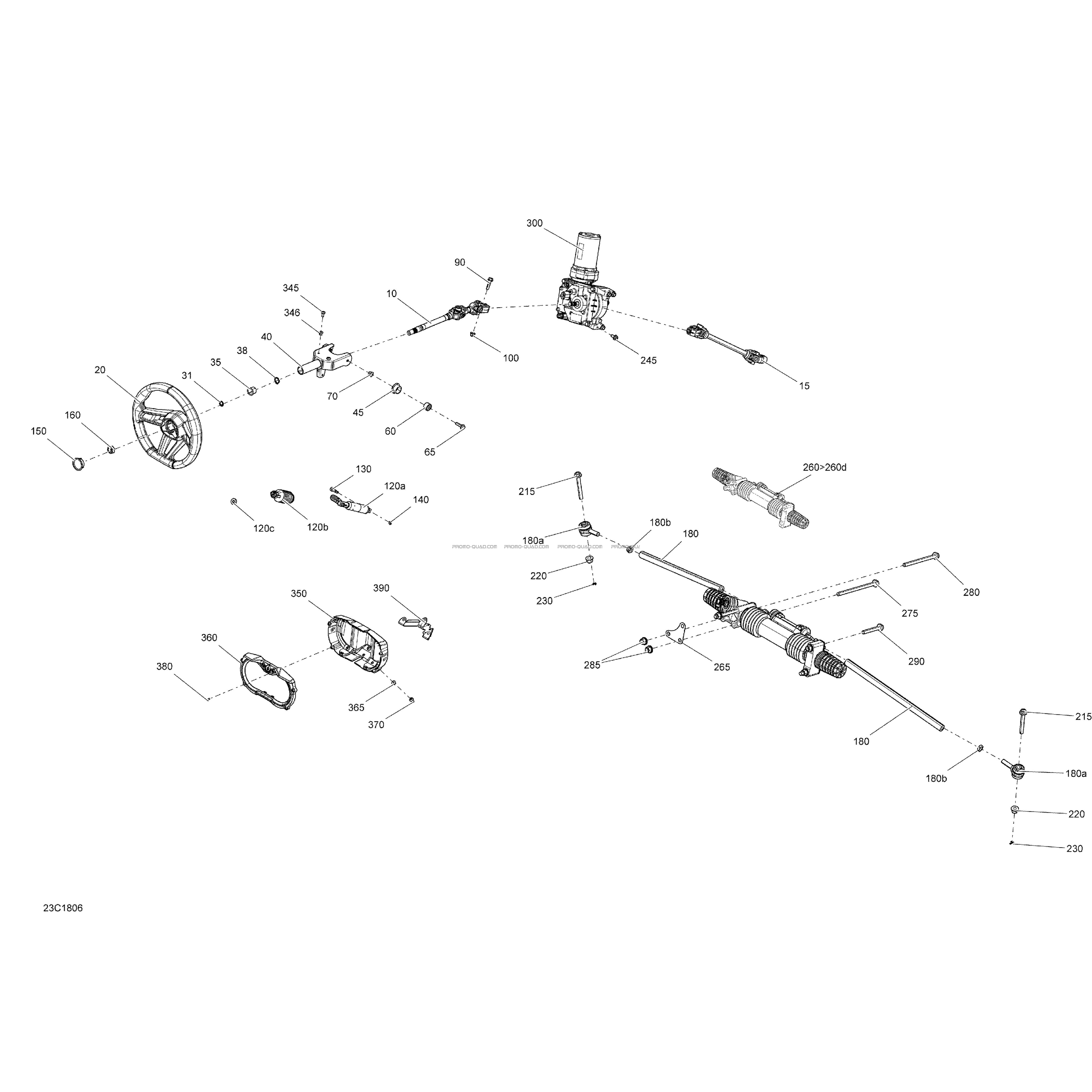 Direction XMR  Can-am  2018 Toutes les cylindrées  Original parts OEMDirection XMR  Can-am  2018 Toutes les cylindrées  Original parts OEM