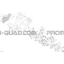 Carrosserie - Noir Carbone - Ensemble XRC - Partie Latéral pour Can-am Toutes les cylindrées 2018 Maverick X3 Turbo R - XRC