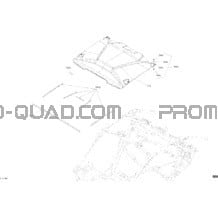 Carrosserie - Noir Carbone - Ensemble XRC - Partie Toit pour Can-am Toutes les cylindrées 2018 Maverick X3 Turbo R - XRC