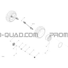 Entraînement Arrière pour Can-am Toutes les cylindrées 2018 Maverick X3 MAX Turbo - STD