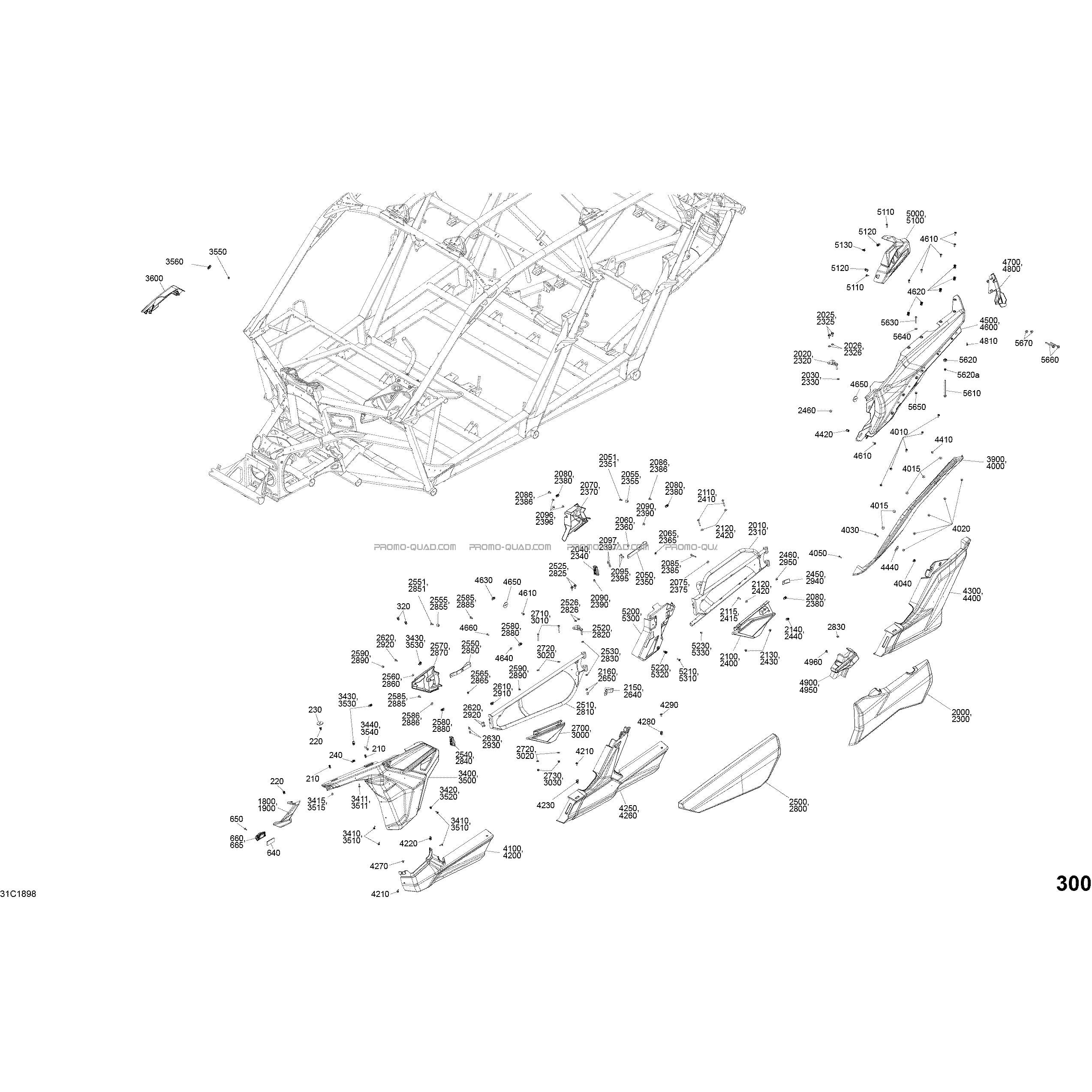 Carrosserie - Hyper Argent - Ensemble STD - Partie Latéral  Can-am  2018 Toutes les cylindrées  pièces OEMCarrosserie - Hyper Argent - Ensemble STD - Partie Latéral  Can-am  2018 Toutes les cylindrées  pièces OEM