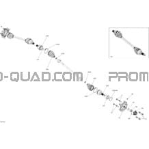 Entraînement Arrière Ensemble STD & XDS DPS pour Can-am Toutes les cylindrées 2018 Maverick X3 MAX Turbo R - STD_XDS DPS_XRS DPS