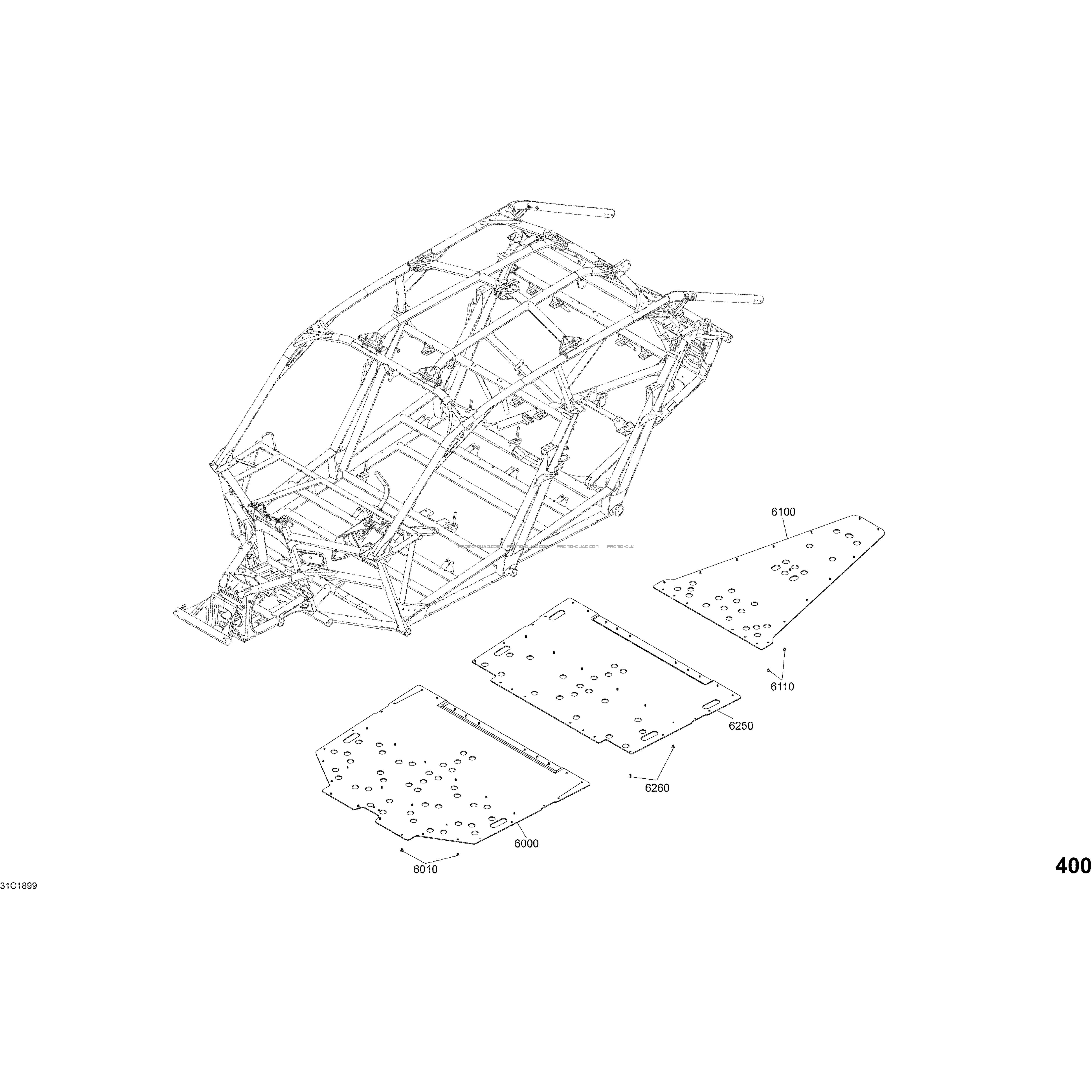 Carrosserie - Jaune Circuit - Ensemble XDS DPS - Partie Plancher  Can-am  2018 Toutes les cylindrées  Original parts OEMCarrosserie - Jaune Circuit - Ensemble XDS DPS - Partie Plancher  Can-am  2018 Toutes les cylindrées  Original parts OEM