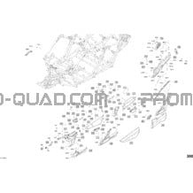 Carrosserie - Triple Noir - Ensemble XDS DPS - Partie Latéral pour Can-am Toutes les cylindrées 2018 Maverick X3 MAX Turbo R - STD_XDS DPS_XRS DPS