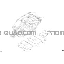 Carrosserie - Triple Noir - Ensemble XDS DPS - Partie Plancher pour Can-am Toutes les cylindrées 2018 Maverick X3 MAX Turbo R - STD_XDS DPS_XRS DPS