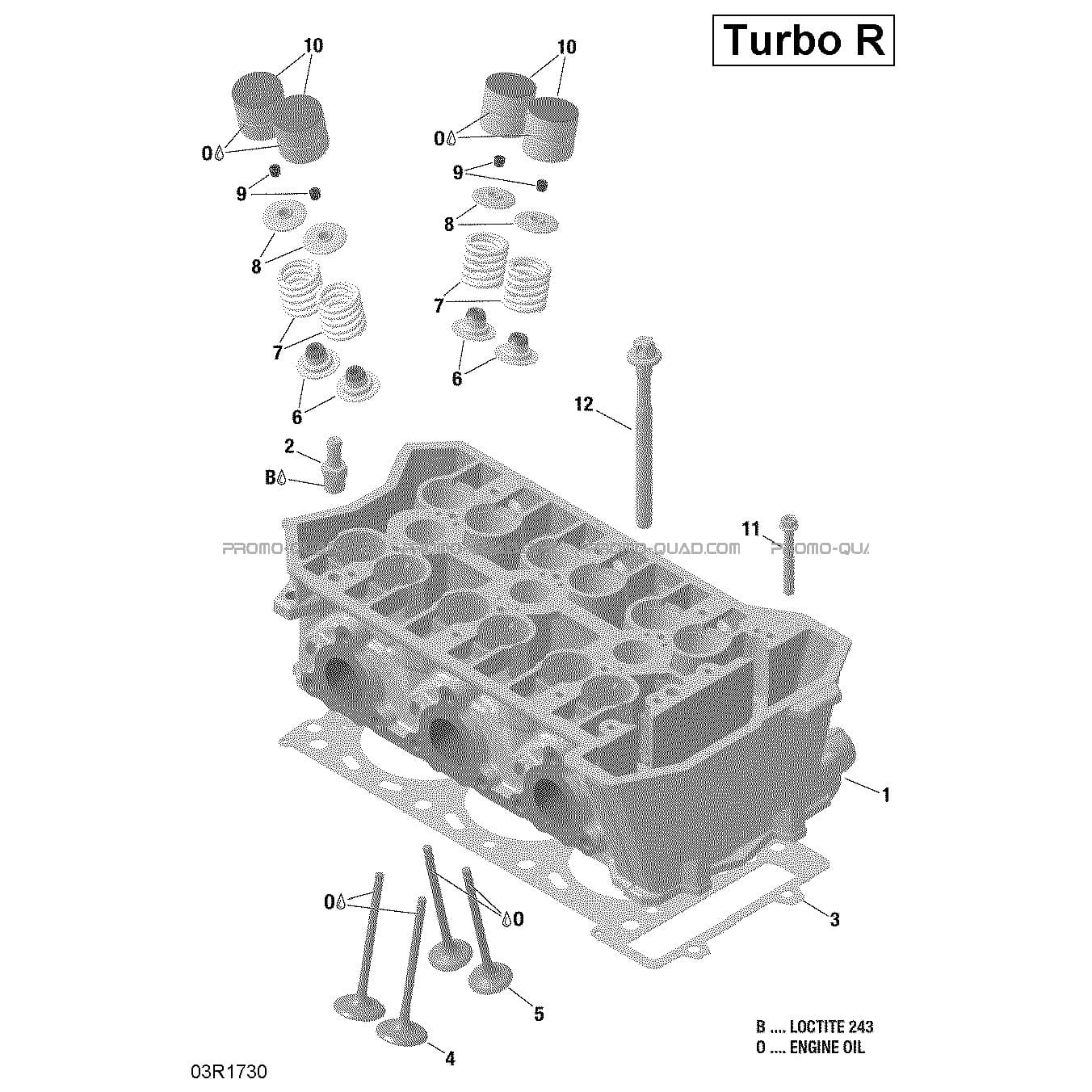 Culasse  Can-am  2018 Toutes les cylindrées  Original parts OEMCulasse  Can-am  2018 Toutes les cylindrées  Original parts OEM