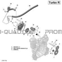 Refroidissement Moteur pour Can-am Toutes les cylindrées 2018 Maverick X3 MAX Turbo R - XRS DPS - with Smart-Lok