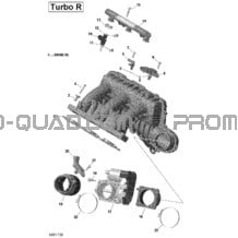 Collecteur Admission Air Et Carter De Papillon pour Can-am Toutes les cylindrées 2018 Maverick X3 MAX Turbo R - XRS DPS - with Smart-Lok