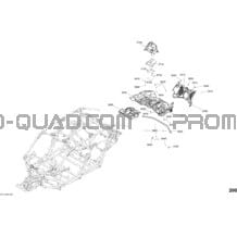 Body Rear Part Maverick X3 MAX Timeless Black Models - Package XRSDPS pour Can-am Toutes les cylindrées 2018 Maverick X3 MAX Turbo R - XRS DPS - with Smart-Lok