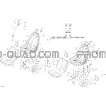 Seat Maverick X3 MAX -SML pour Can-am Toutes les cylindrées 2018 Maverick X3 MAX Turbo R - XRS DPS - with Smart-Lok
