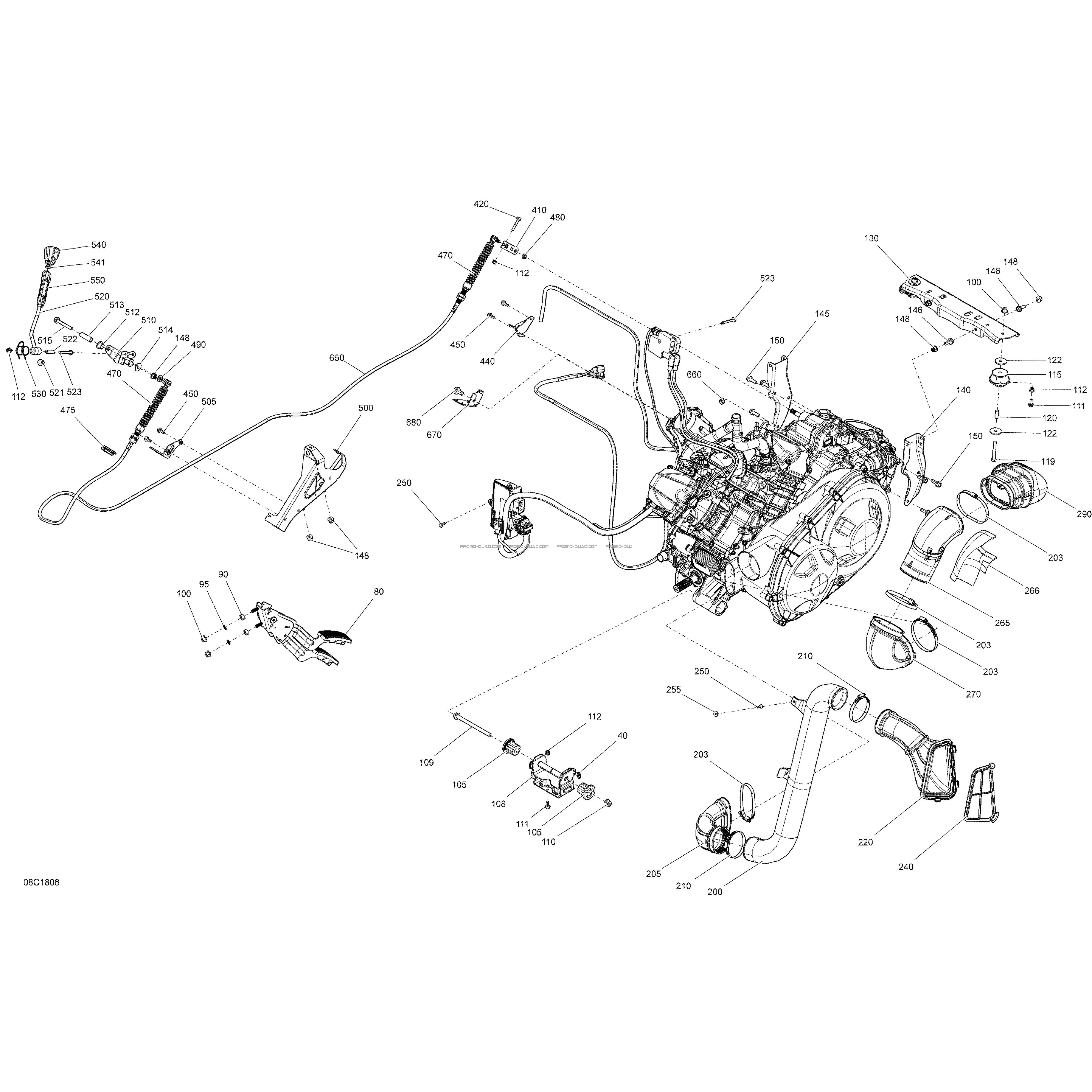 Moteur Traxter Non MAX HD8  Can-am  2018 Toutes les cylindrées  Original parts OEMMoteur Traxter Non MAX HD8  Can-am  2018 Toutes les cylindrées  Original parts OEM