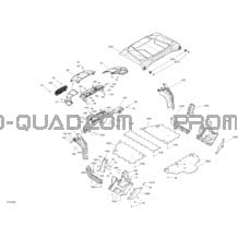 Carrosserie Traxter Non MAX HD10 - Modèles Magnésium Pur pour Can-am Toutes les cylindrées 2018 Traxter HD10