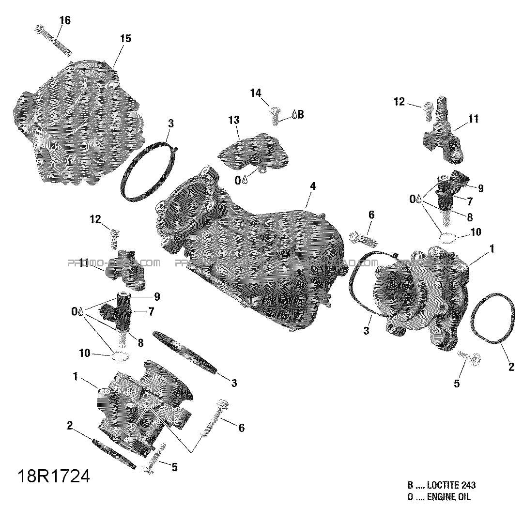 Collecteur Admission Air Et Carter De Papillon - HD10  Can-am  2018 Toutes les cylindrées  Original parts OEMCollecteur Admission Air Et Carter De Papillon - HD10  Can-am  2018 Toutes les cylindrées  Original parts OEM