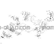 Carrosserie Defender Non MAX HD5 - Modèles Break Up Country Camo pour Can-am Toutes les cylindrées 2018 Traxter HD10 - XMR