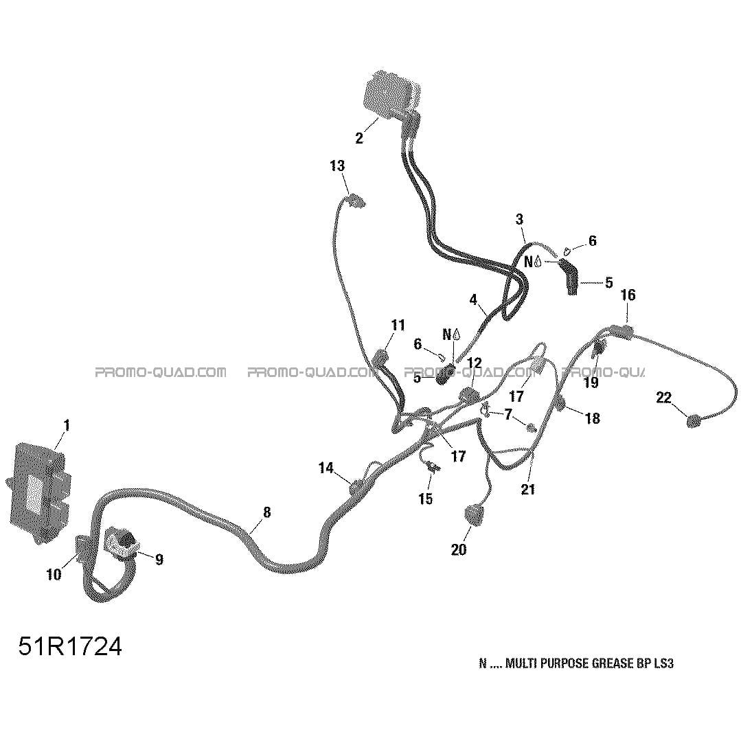 Câblage Moteur Et Module Électronique - HD10 - XMR  Can-am  2018 Toutes les cylindrées  pièces OEMCâblage Moteur Et Module Électronique - HD10 - XMR  Can-am  2018 Toutes les cylindrées  pièces OEM