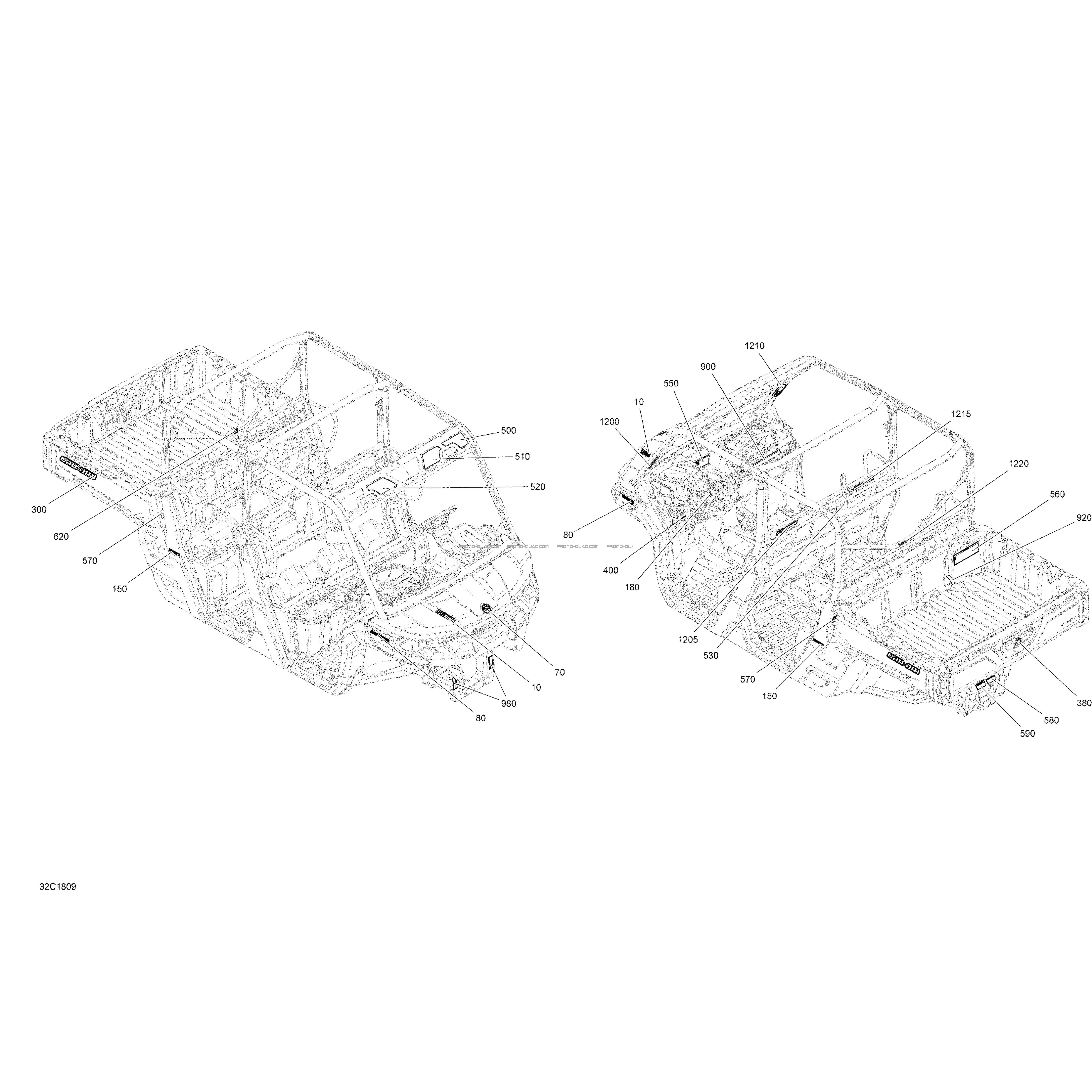 Décalques Traxter MAX HD10 - Ensemble XT  Can-am  2018 Toutes les cylindrées  pièces OEMDécalques Traxter MAX HD10 - Ensemble XT  Can-am  2018 Toutes les cylindrées  pièces OEM