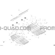 Habitacle Plancher Defender MAX pour Can-am Toutes les cylindrées 2018 Traxter MAX HD10