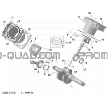 Vilebrequin pour Can-am Toutes les cylindrées 2018 Traxter T HD8