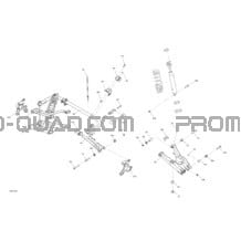 Suspension Arrière Traxter T - Ensemble STD pour Can-am Toutes les cylindrées 2018 Traxter T HD8