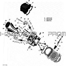 Culasse pour Can-am Toutes les cylindrées 2018 Traxter T HD10