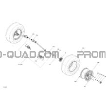 Entraînement Arrière Traxter HD8 T1B pour Can-am Toutes les cylindrées 2018 Traxter T HD10